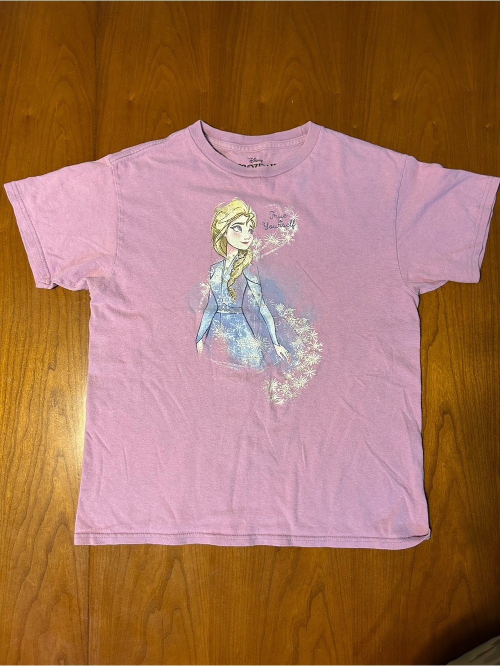 Disney Purple Girls' Elsa Graphic Tee